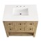James Martin Vanities Breckenridge 36in Single Vanity, Light Natural Oak w/ 3 CM White Zeus Top 330-V36-LNO-3WZ - alternate 4